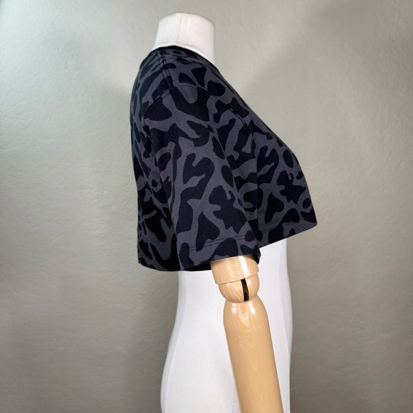 Nike Jordan Jumpman Graphic Cropped GFX Short Sleeve Tee T-Shirt Top Small EUC - Picture 7 of 16